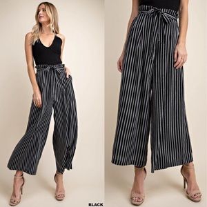 #19 Striped Cropped Pants